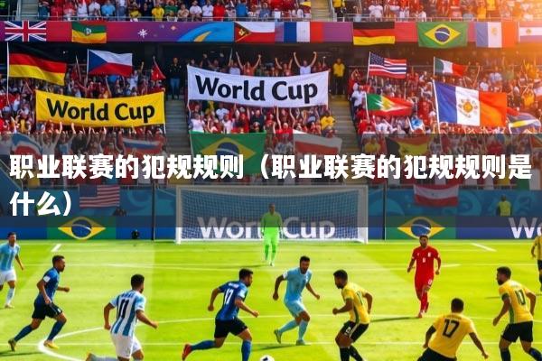 职业联赛的犯规规则（职业联赛的犯规规则是什么）