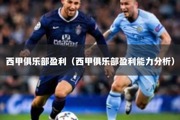 西甲俱乐部盈利（西甲俱乐部盈利能力分析）