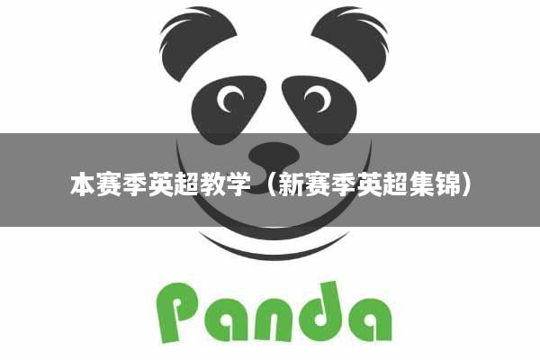 本赛季英超教学（新赛季英超集锦）