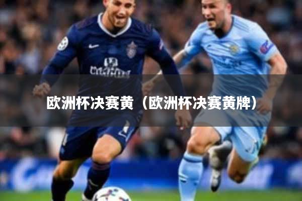 欧洲杯决赛黄（欧洲杯决赛黄牌）